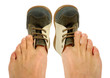 Uncomfortable shoes