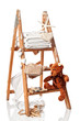 Laundry Stepladder With Towels Laundry Stepladder With Towels