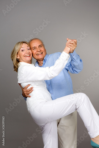 Photo: Cheerful seniors couple Cheerful seniors couple