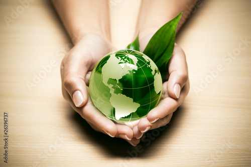 Foto: concept écologie planète terre verte concept écologie planète terre verte