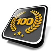 Image : 100 jahre, birthday, jubiläum, 3d button
