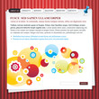 Editable web site template