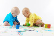 Babies painting
