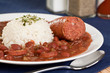 New Orleans cajun style red beans and rice with sausage New Orleans cajun style red beans and rice with sausage