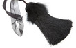 Black Tassel Over White