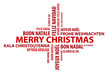 Vector: Merry Christmas in 10 languages Merry Christmas in 10 languages
