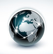 planète terre globe réseau internet