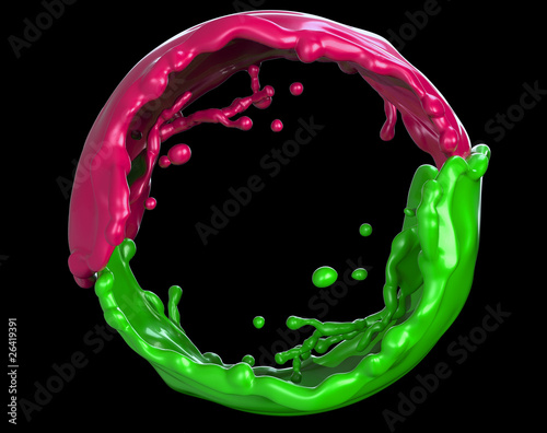 Neon Green Circle