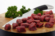 Steak pieces
