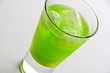 Absinthe drink with ice