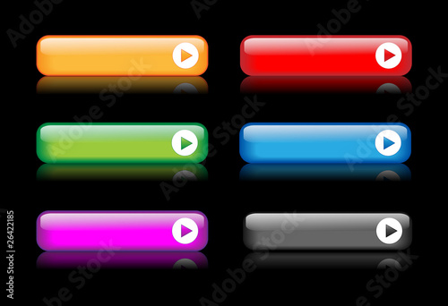 Illustration: BLANK Web Buttons Poster (template set internet reflection ok) BLANK Web Buttons Poster (template set internet reflection ok)