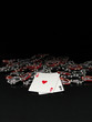 Poker cards an chips Poker cards an chips