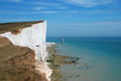 Beachy Head on the white cliffs of Dover.