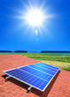 solar-cell array on roof