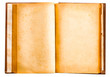 Isolated old antique vintage book