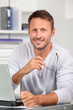 Portrait of handsome man wearing eyeglasses Portrait of handsome man wearing eyeglasses