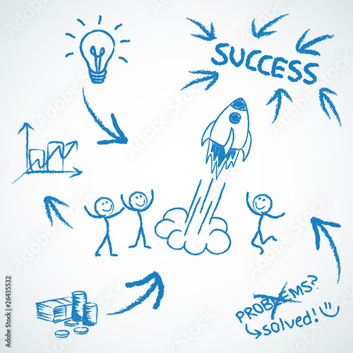 Vector: Business concept 2 Business concept 2