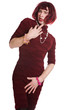 A man dressed as a woman A man dressed as a woman