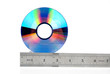 DVD with steel ruler