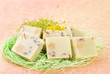 handmade Soap with little flower handmade Soap with little flower