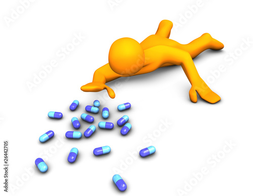 Illustration: Pills Addiction Pills Addiction