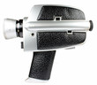 Photographie : Alte Super-8-Kamera freigestellt