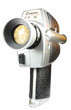 Image : Alte Super 8-Kamera freigestellt