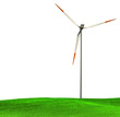 Windmill isolated on white background Windmill isolated on white background