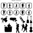Pictogrammes Musique instruments