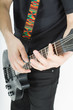 guitar. hands. musician