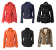 Female winter jackets collection #2 | Isolated
