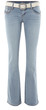 Womans jeans trouser isolated on the white background Womans jeans trouser isolated on the white background