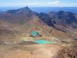 New Zealand - lunar landscape and volcanic emerald lakes