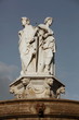 Statues on the Rotonde fountain in Aix-en-Provence, France