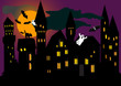 illustration for Halloween holiday. vector.
