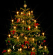 Weihnachtsbaum Ausschnitt Sternchen bea