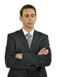 businessman looking down