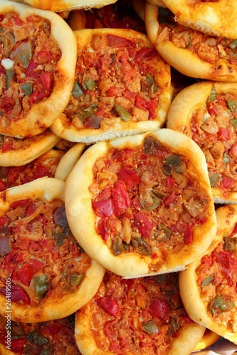 Photo: Coca de Dacsa mediterranean pizza from Spain Coca de Dacsa mediterranean pizza from Spain