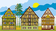 Illustration: Dorf in Bayern Dorf in Bayern