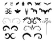 Vector: Decorative Victorian pieces Decorative Victorian pieces