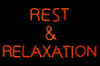 R & R neon sign