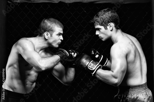 Photo: MMA - Mixed martial artists before a fight MMA - Mixed martial artists before a fight