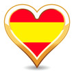Heart Spain Flag