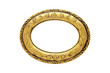 Oval gold frame Oval gold frame