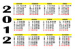 Calendario 2012