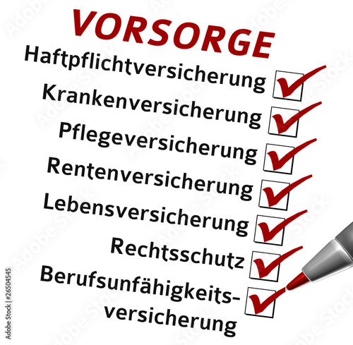 Foto: vorsorge vorsorge