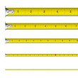 Vector: Tape measure in inches Tape measure in inches