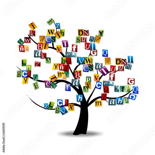 Vector: ARBOL DE LETRAS ARBOL DE LETRAS