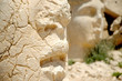 Monumental god heads on mount Nemrut, Turkey Monumental god heads on mount Nemrut, Turkey
