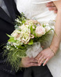 Bridal bouquet close up